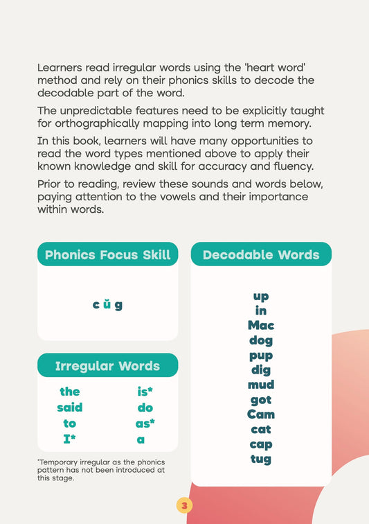 Mac and Cam - Set 2 Book 1 (Letter/Sound Focus - c, u, g) My Store