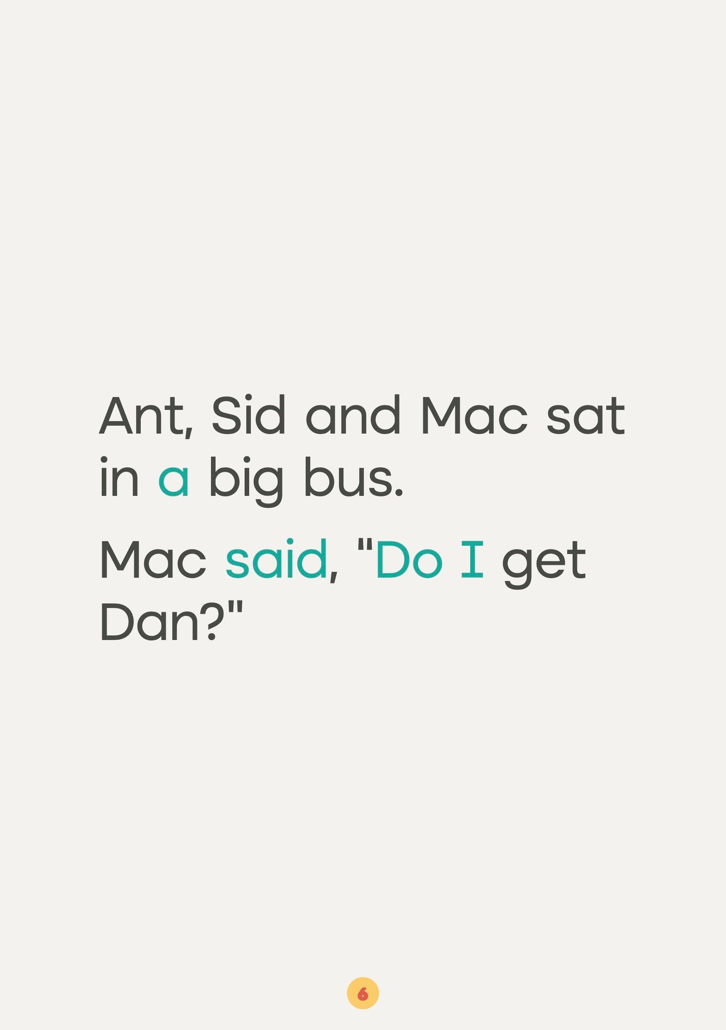 On the Bus! - Set 2 Book 2 (Letter/Sound Focus - b, e, s) My Store