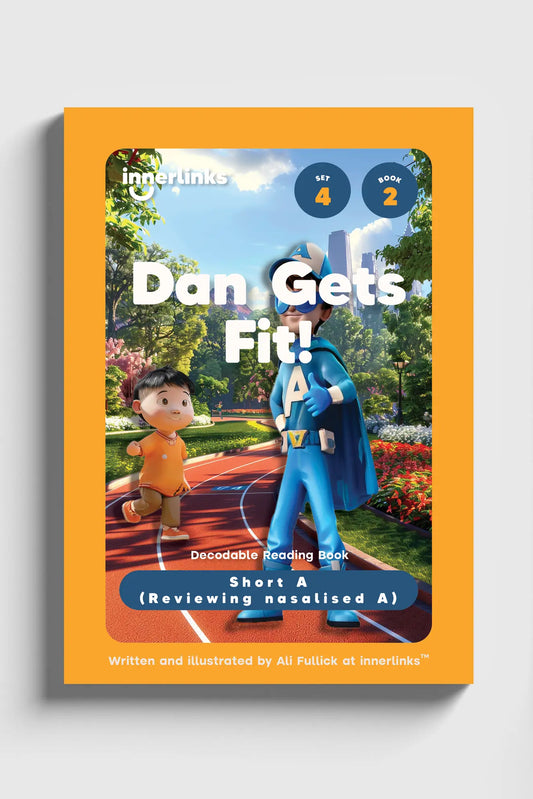 Dan Gets Fit! - Set 4 Book 2 (Letter/sound focus - Short A Nasalised Review) My Store