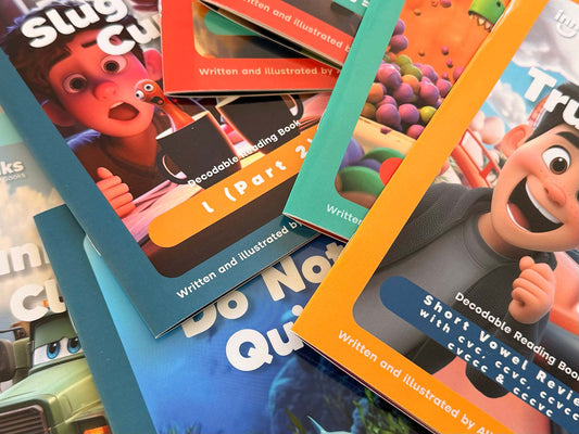 books spread out