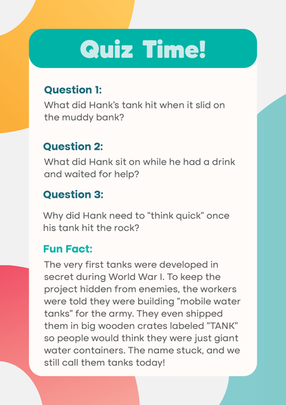 Hank's Big Clunk - Set 5 Book 11 (nk) Innerlinks Decodable Books