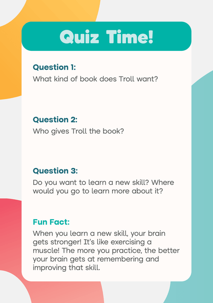 Troll Gets a Book - Set 5 Book 2 (-all, -oll, -ull Innerlinks Decodable Books