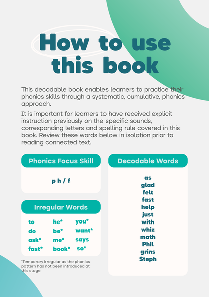 The Math Whiz! - Set 5 Book 9 (ph/f) Innerlinks Decodable Books