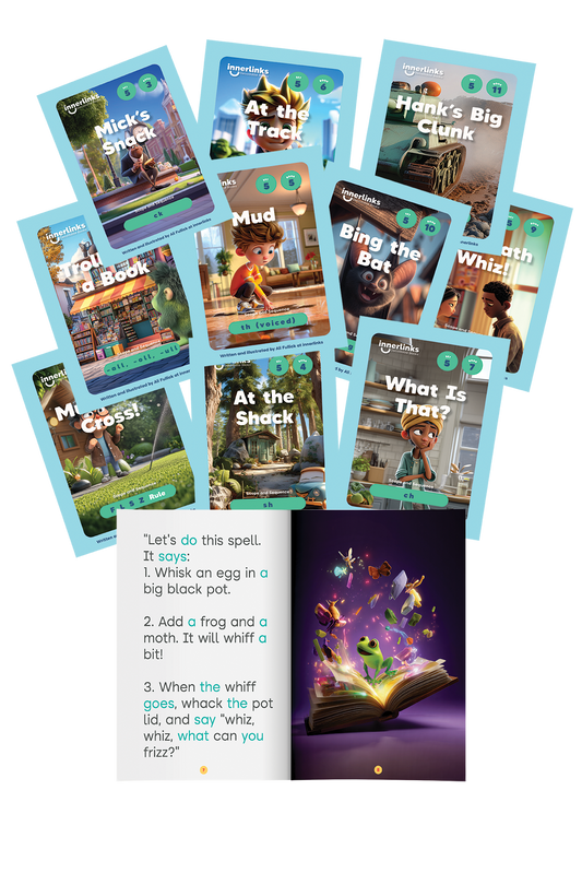 Set 5 Bundle - 11 Books Innerlinks Decodable Books