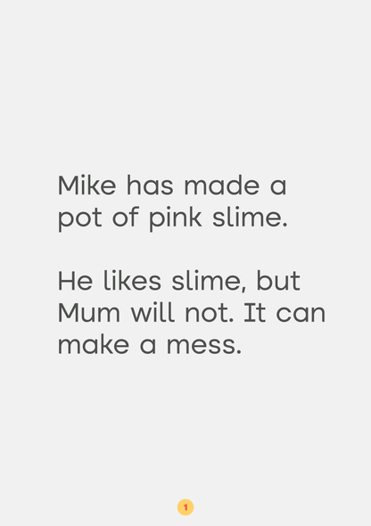 Mike Makes Slime | Set 6 Innerlinks Decodable Books