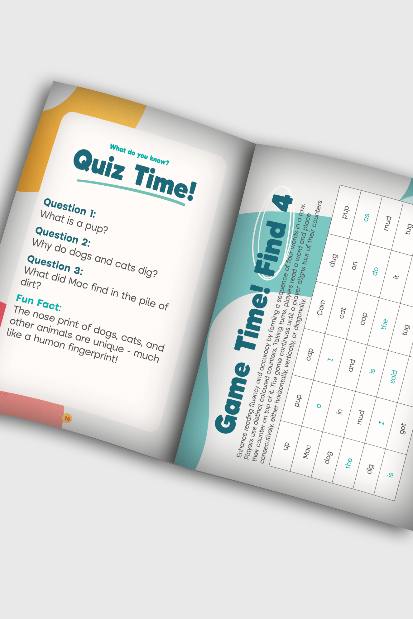 Innerlinks Set 2 decodable book bundle, interior spread preview