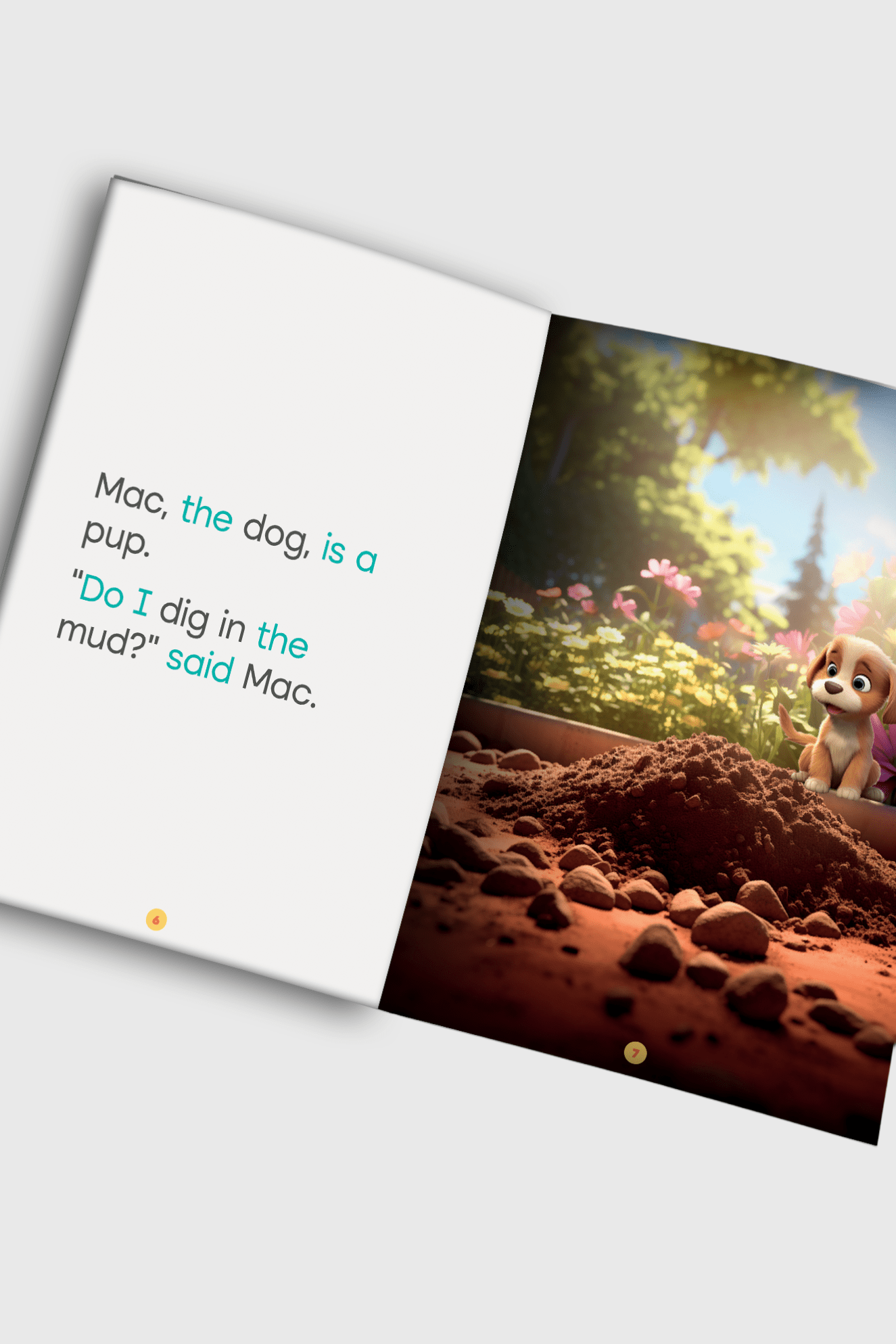 Innerlinks Set 2 decodable book bundle, interior spread preview