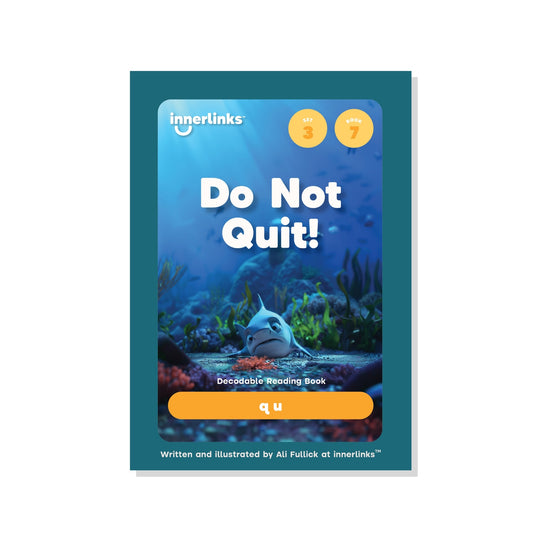 Book titled 'Do Not Quit!' by Innerlinks with an underwater design on the cover.