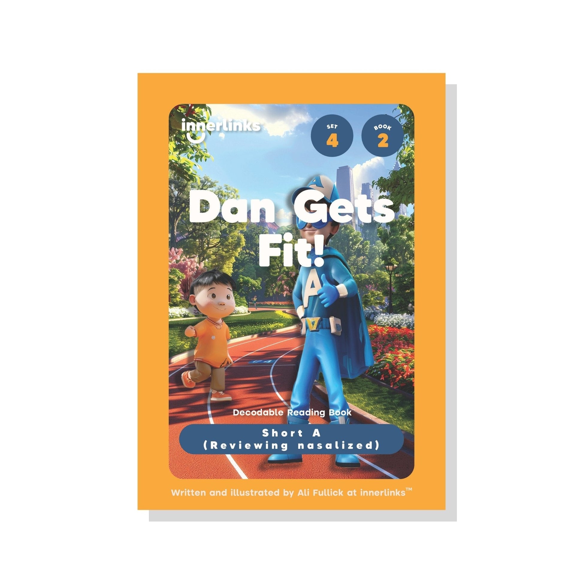 Set 4 Classroom Bundle - 5 of Each Title - 40 Books - Focuses on: Short vowel a, Short i, Short o, Short u, Short e, Short vowel review with cvc, ccvc, ccvcc, cvccc & cccvc Innerlinks Decodable Books