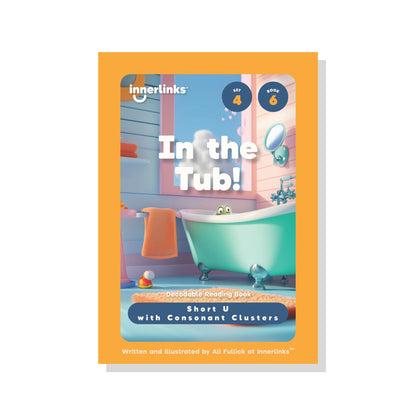 Children's book titled 'In the Tub!' by innerlinks with a bathtub illustration on the cover.