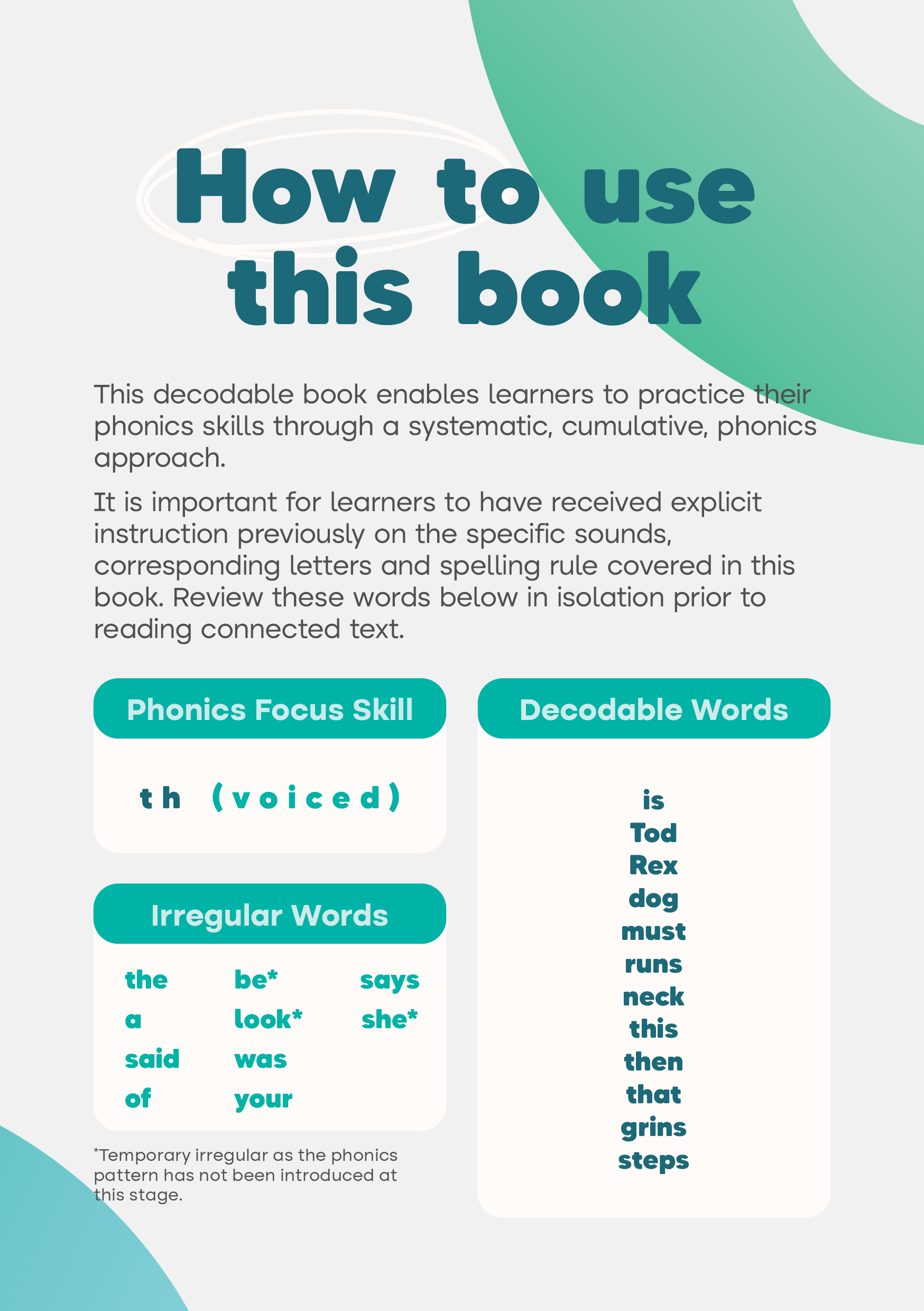 Mud Innerlinks Decodable Books