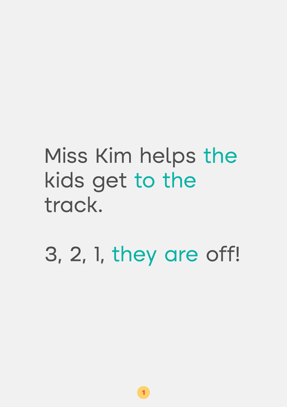 At the Track- Set 5 Book 6 (th - unvoiced) Innerlinks Decodable Books