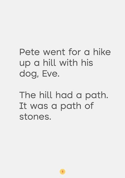 Pete and Eve | Set 6 Innerlinks Decodable Books
